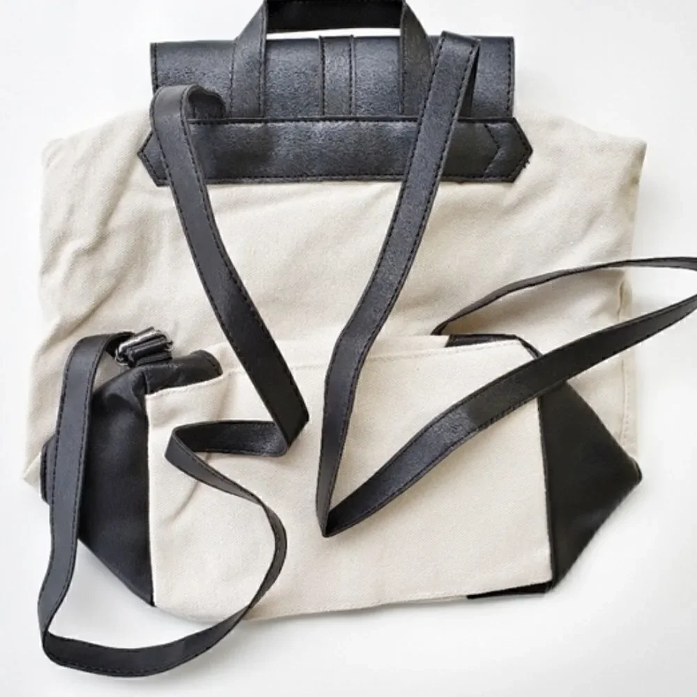 𝅺nwt Deux Lux Demi backpack black white